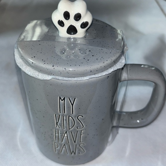 B Harbor Other - Ceramic Coffee Mug “MY KIDS HAVE PAWS” Mug With Lid